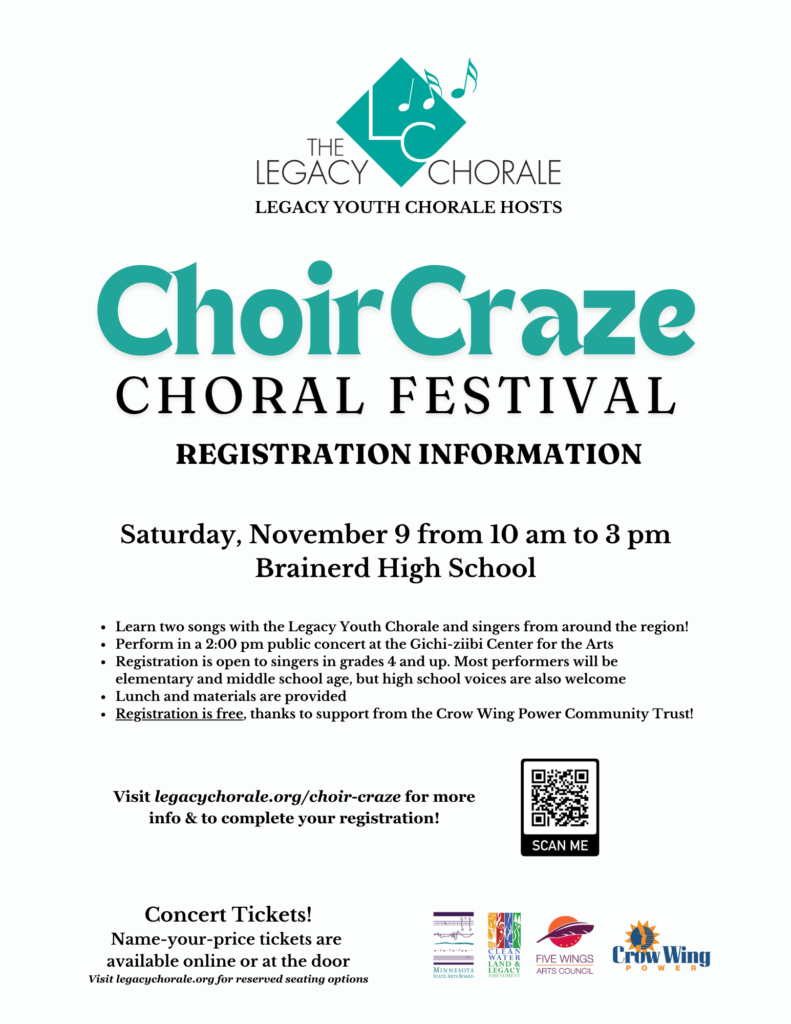 ChoirCraze Festival INVITE (8.5 x 11 in)