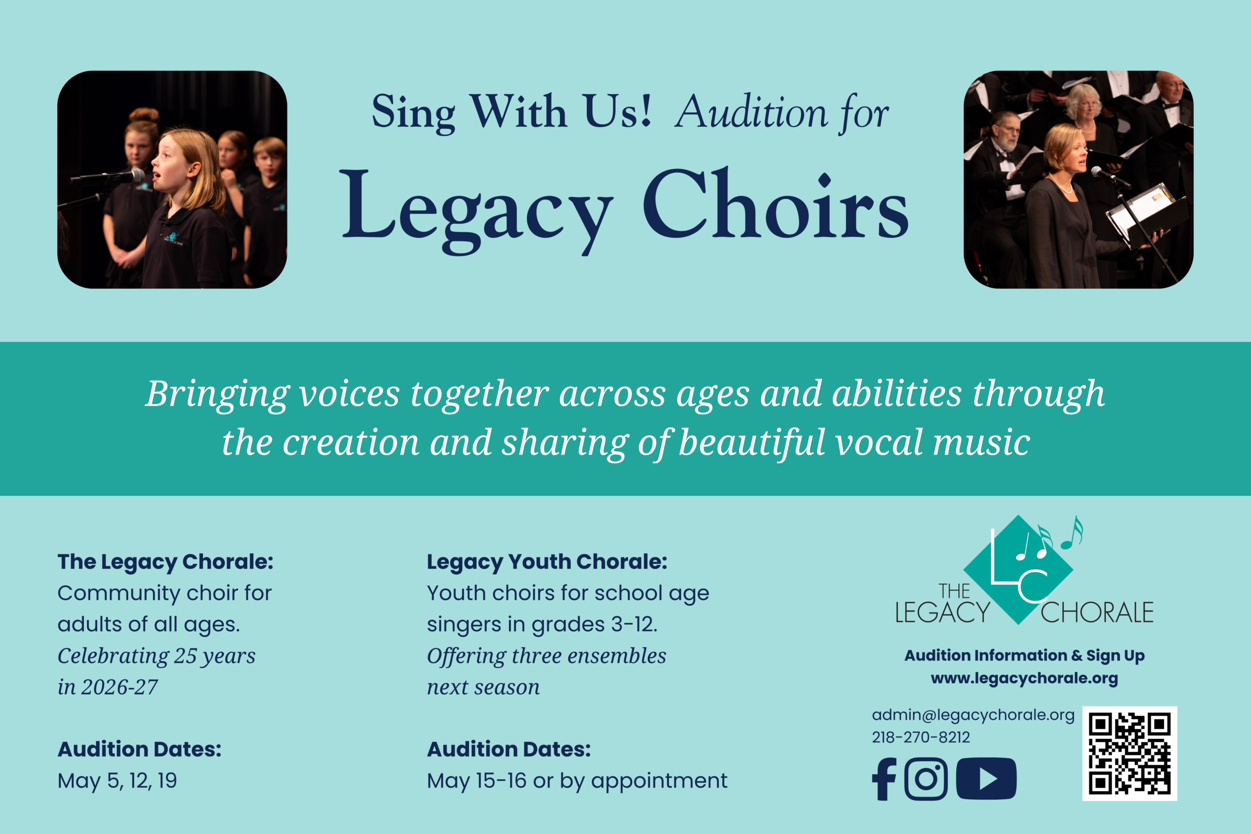 Legacy Choirs - Auditions